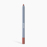 A mauve Velvet Lip Contour pencil by PrimePrometics™, featuring a light gray body and labeled "Prime," stands upright against a white background—an ideal lip liner for mature lips.