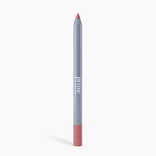 A light blue Velvet Lip Contour pencil by PrimePrometics™ with a pink cap and tip, shown vertically on a white background. "Prime" is printed in white on its side—ideal as a lip liner for mature lips.