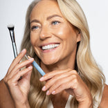 PrimeSkin Concealer Brush styled with concealer products for everyday use on mature, sensitive skin
