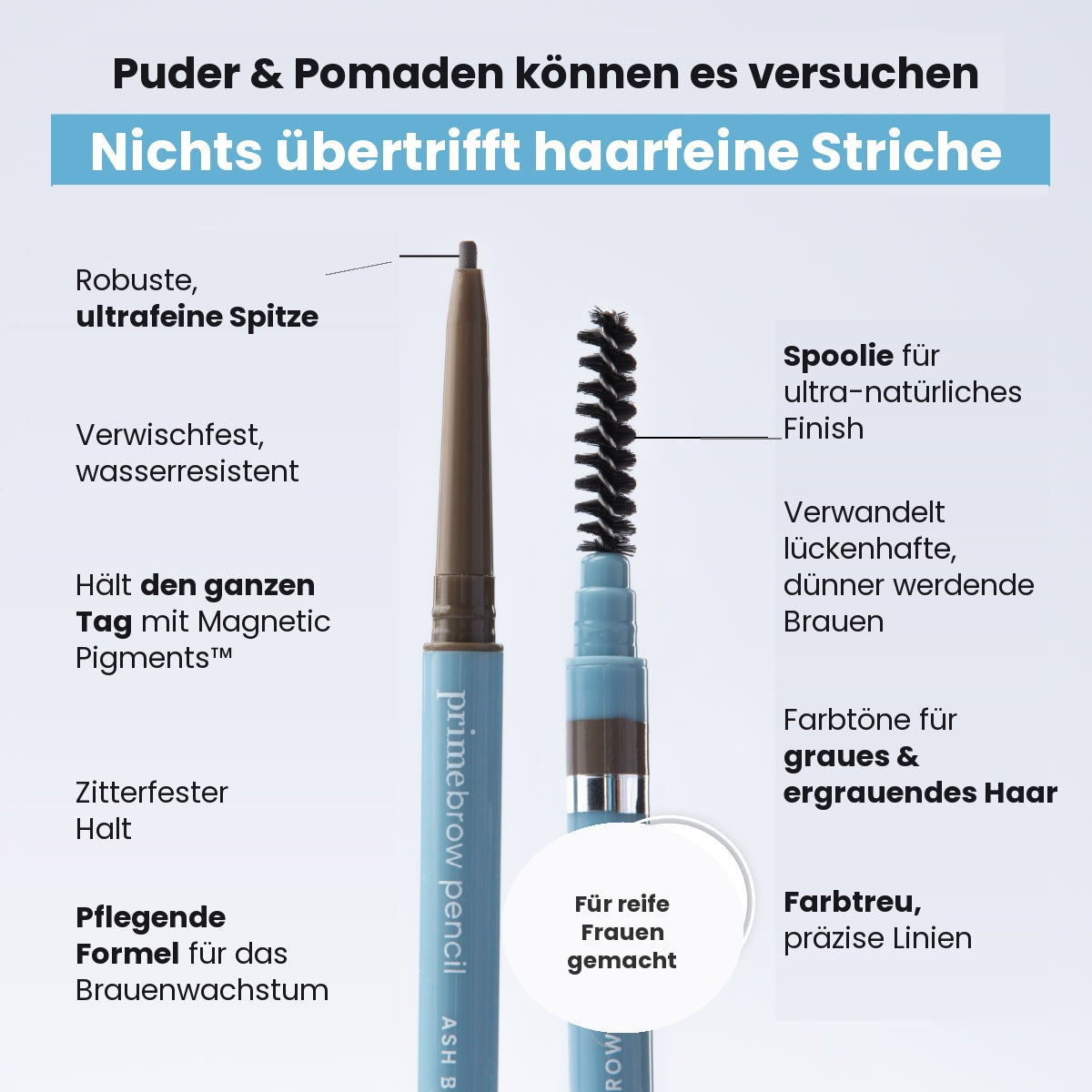 PrimeBrow Pencil Funktionen (DE)